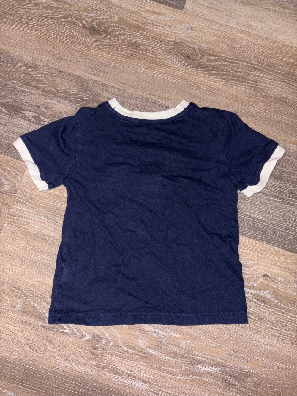 Janie and Jack Navy Blue Short-Sleeve Tee with Patriotic Dog Embroidery